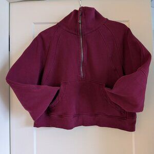 Lululemon | Oversized Funnel-Neck Scuba Half-Zip | Size M/L | Raspberry Pink